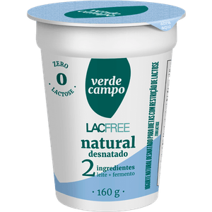 IOGURTE VERDE CAMPO LACFREE 160G DESNATADO
